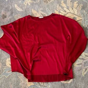 Easel Vibrant Red Women's Blouse